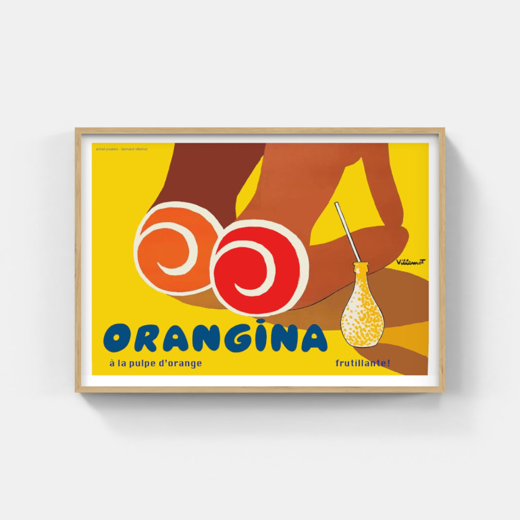 Orangina - Bernard Villemot poster