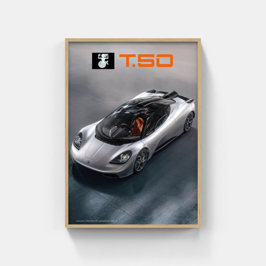 Gordon Murray T50 poster