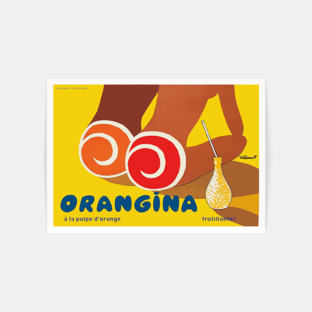 Orangina - Bernard Villemot poster