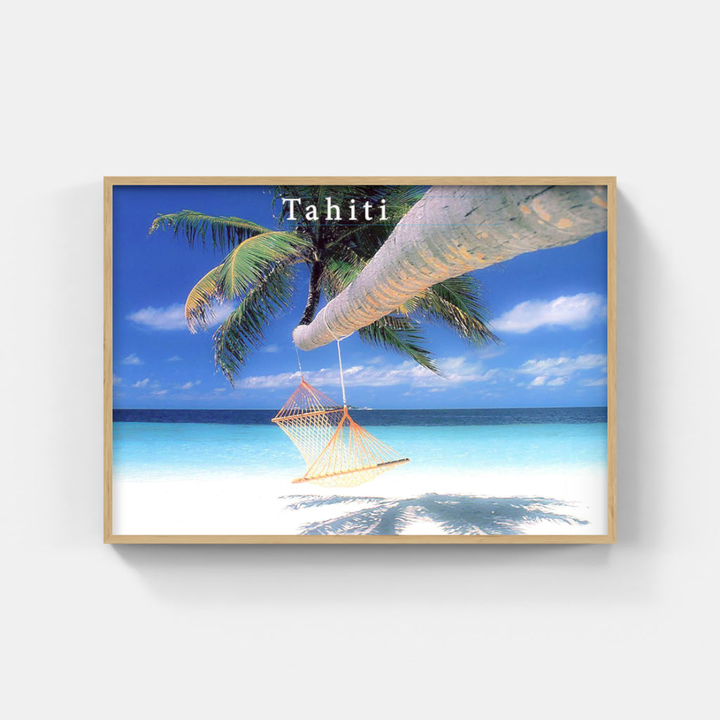 Tahitian Hammock poster