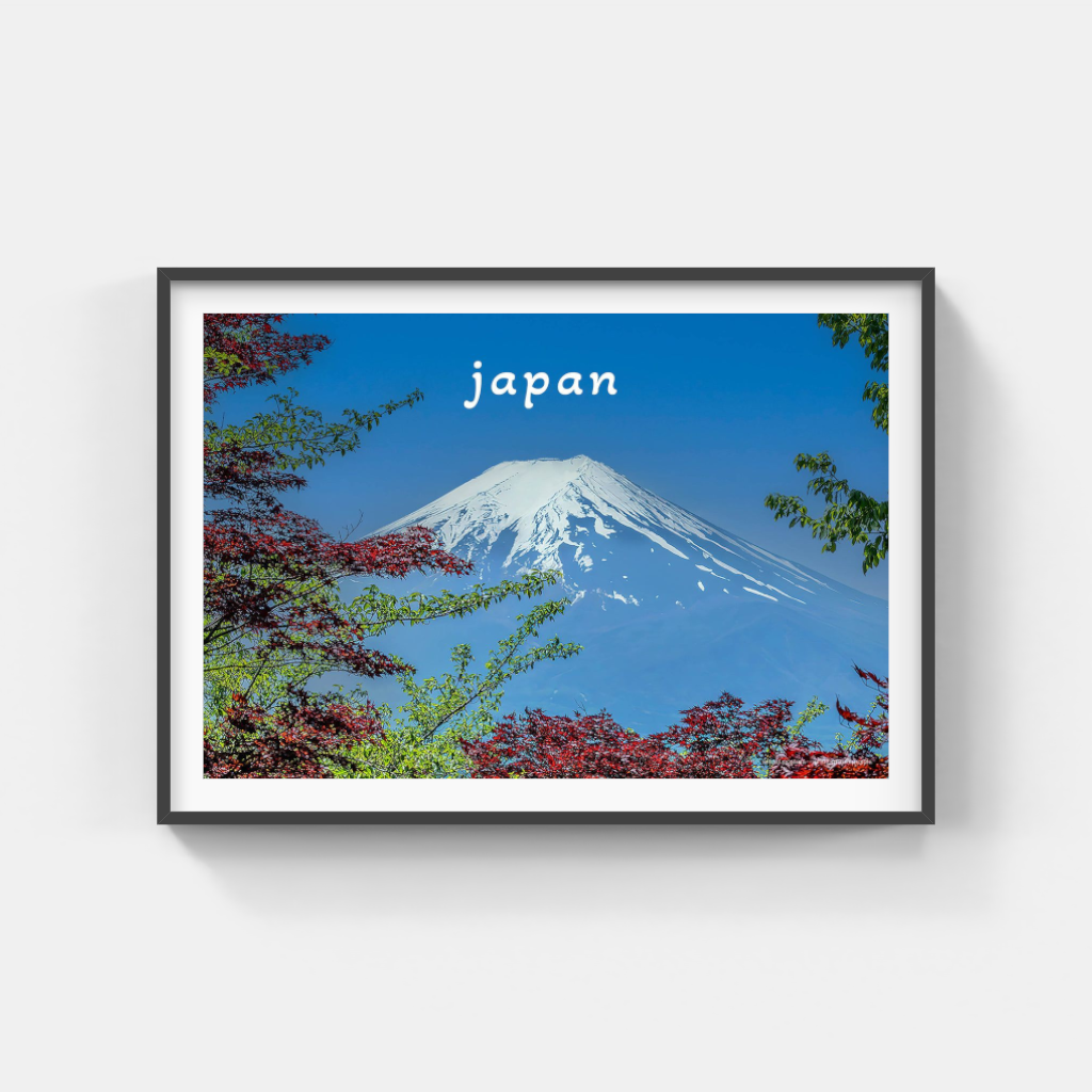 Mt Fuji poster