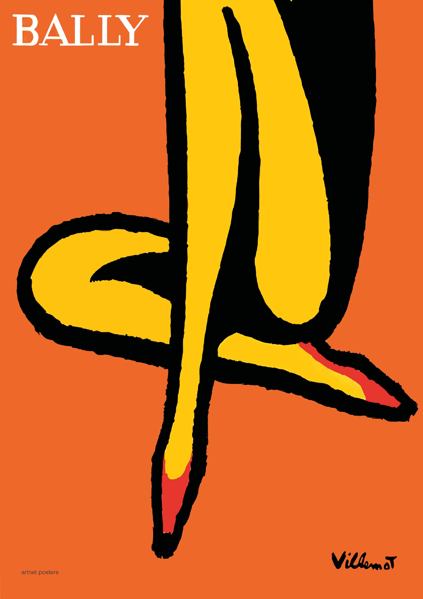 Bally by Villemot poster