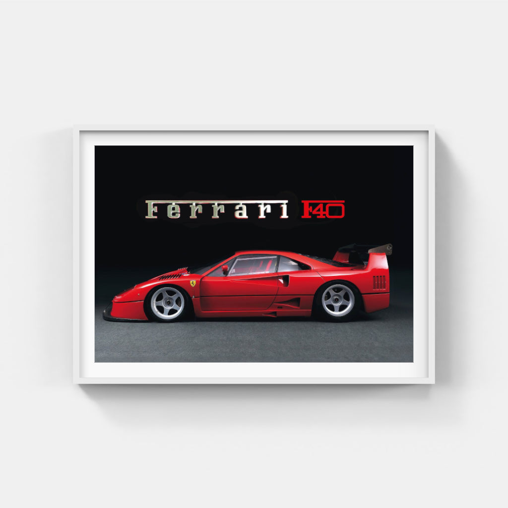 Ferrari F40 poster