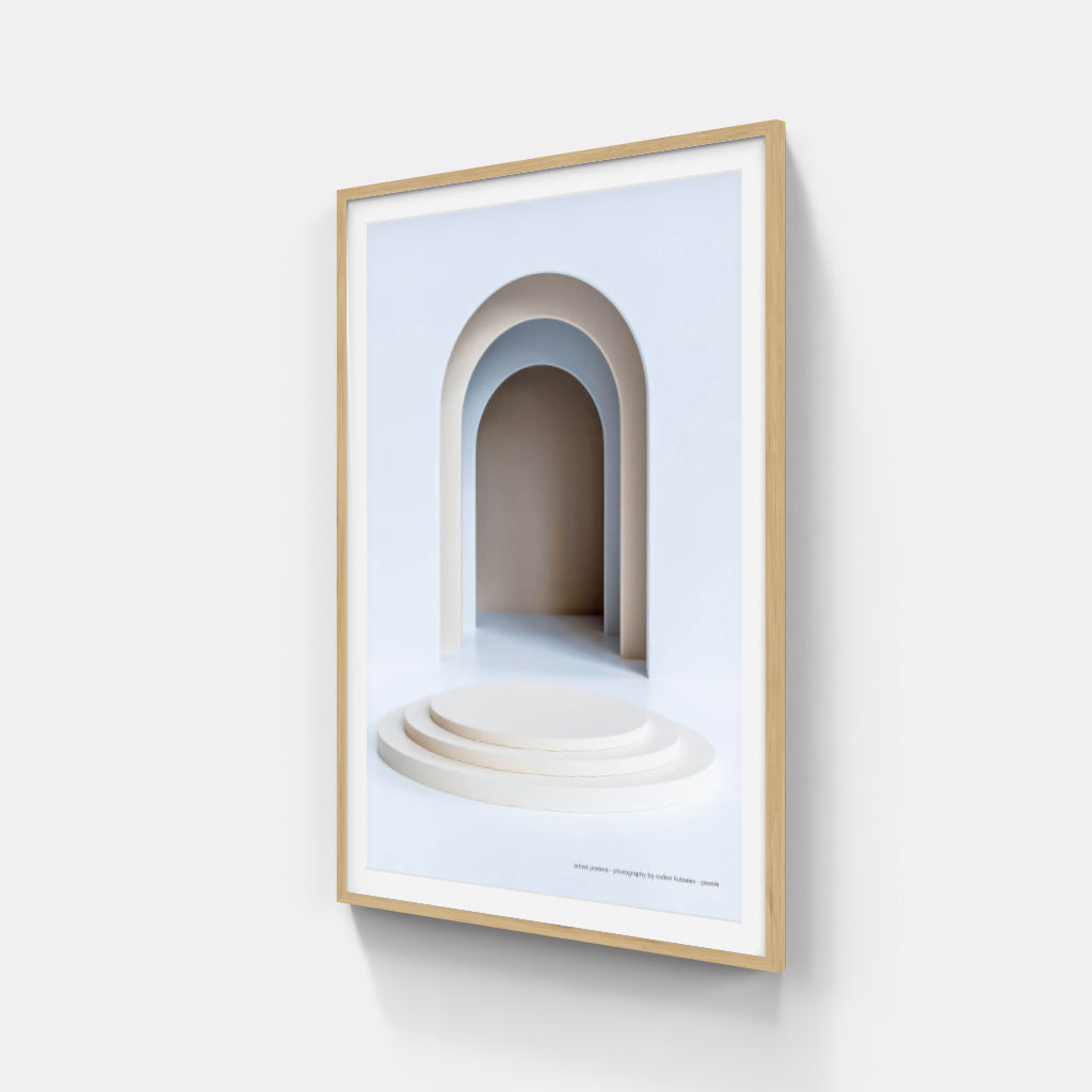 A Symmetry of Arches - architectural poster