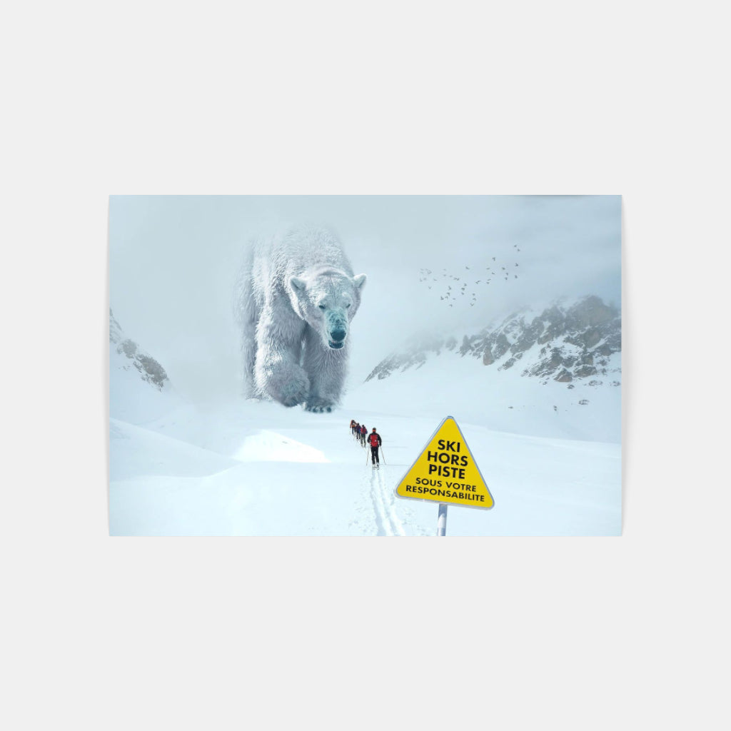 Off Piste skiing poster