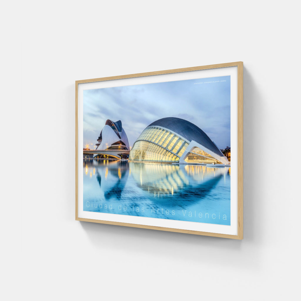 Ciudad de las Artes architecture poster