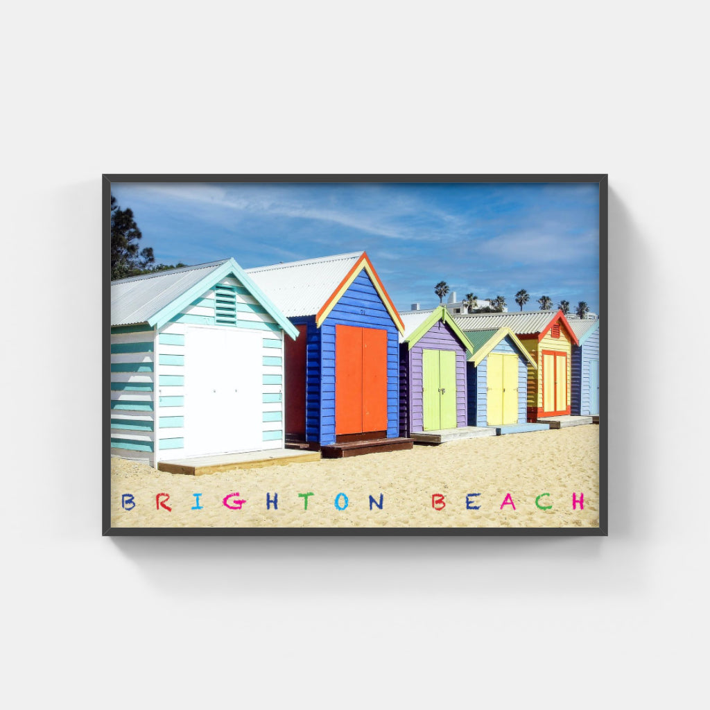 Brighton Beach Huts poster