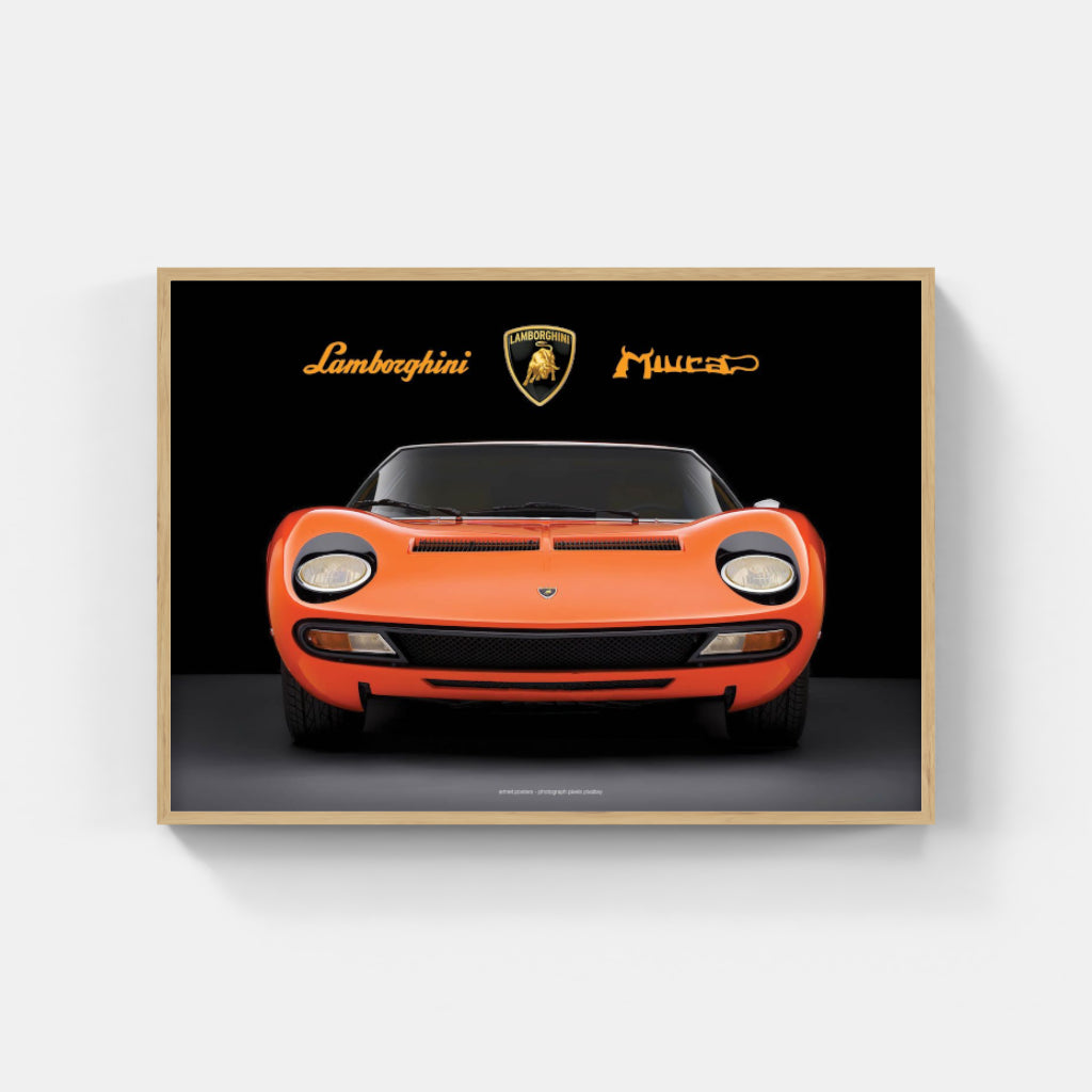Lamborghini Miura poster