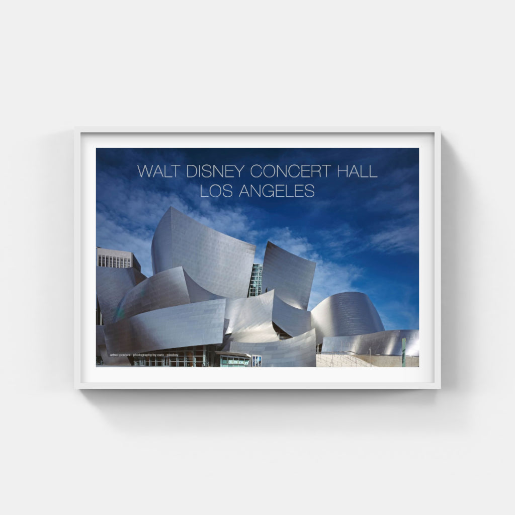 Walt Disney Concert Hall poster