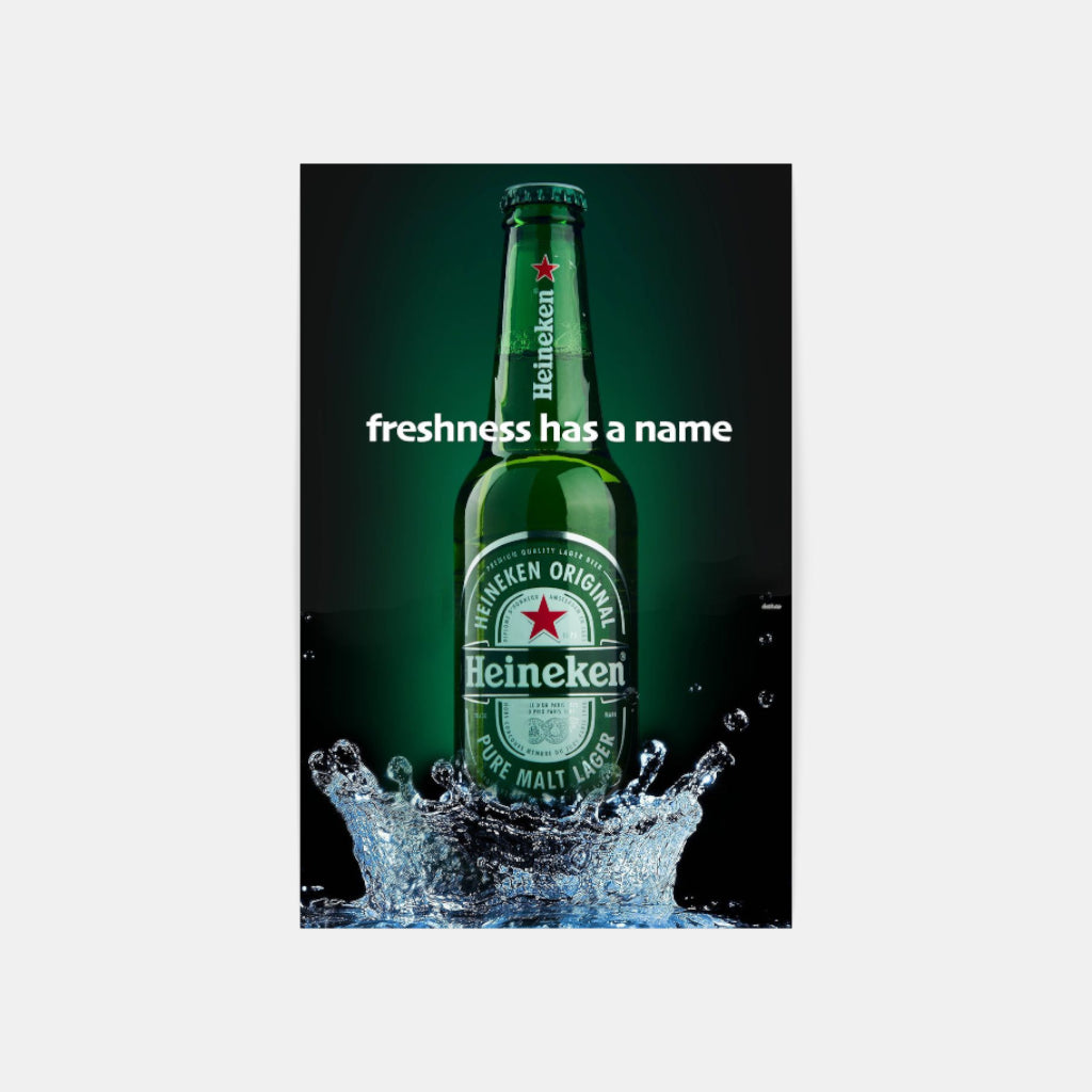 Heineken Poster - A Splash of Heineken
