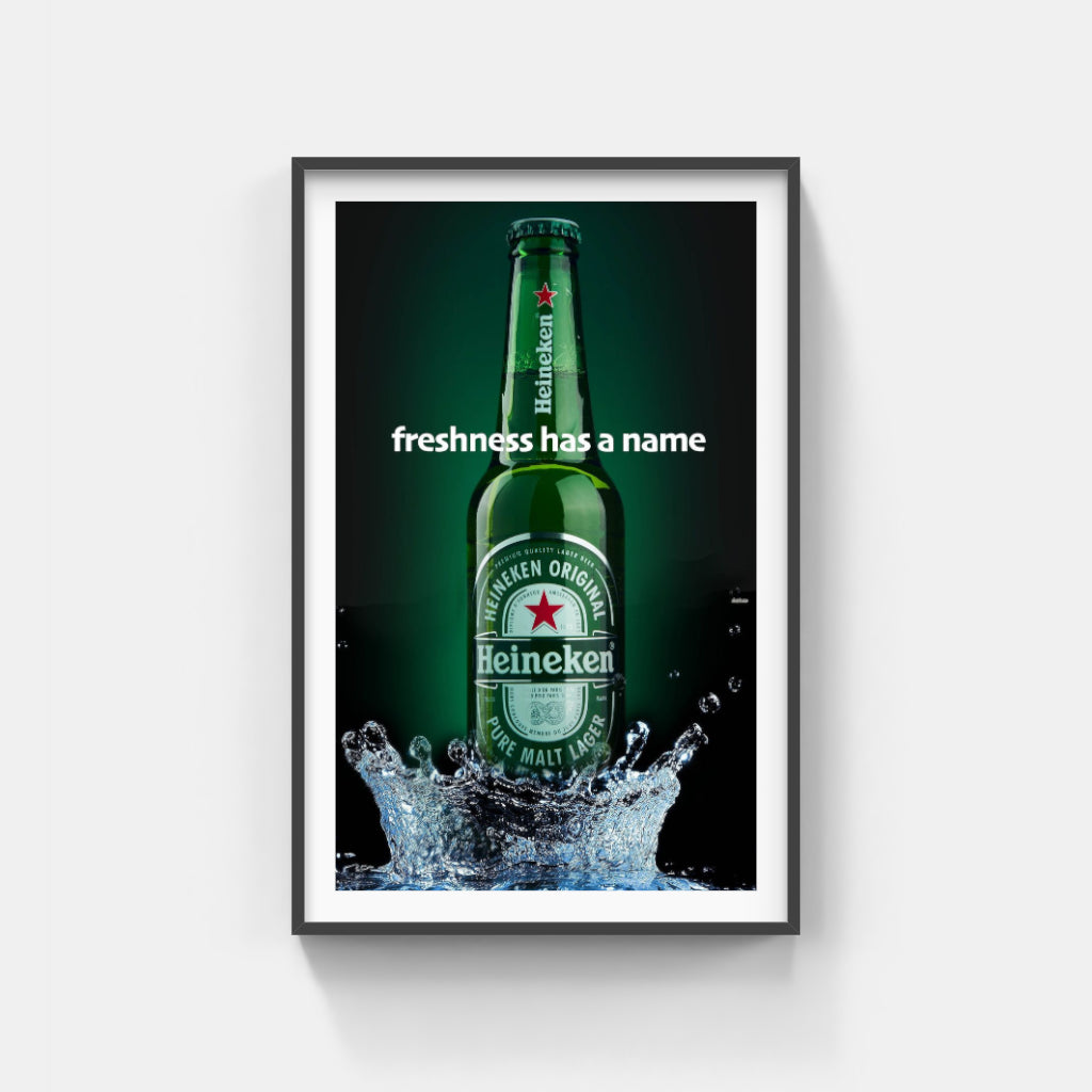 Heineken Poster - A Splash of Heineken