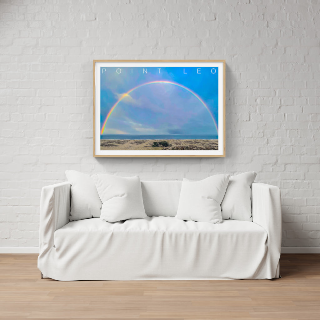 Point Leo Rainbow poster