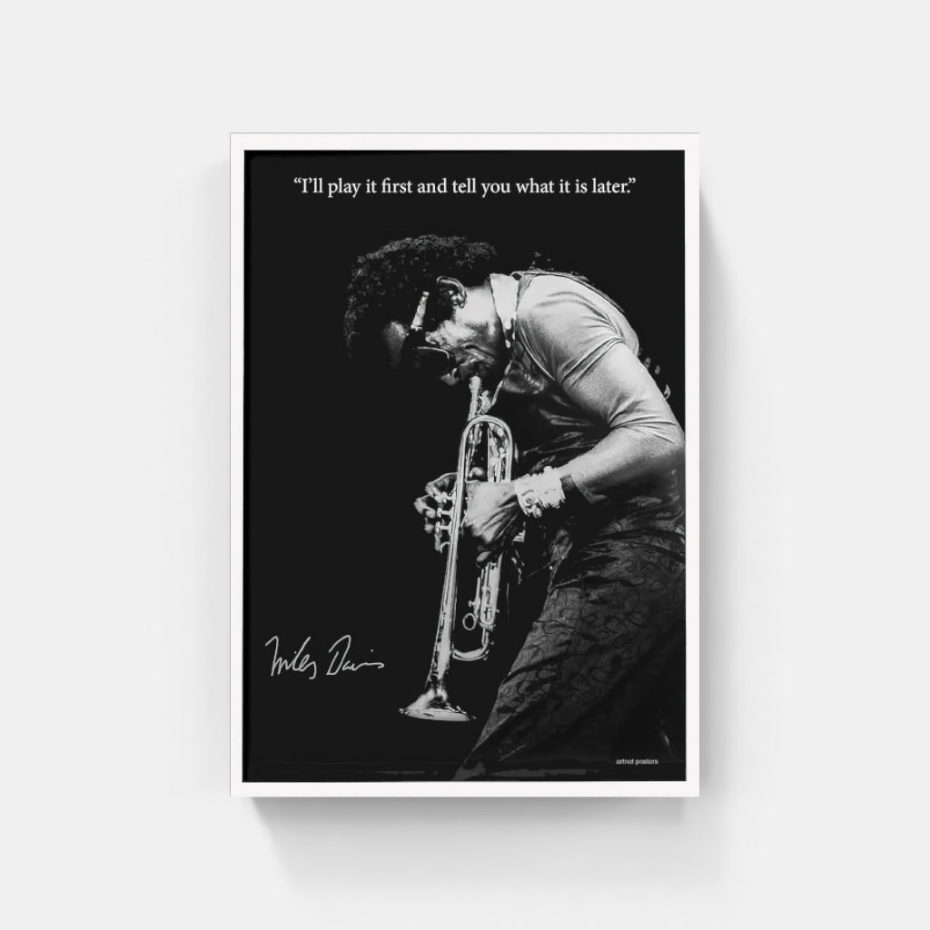 Miles Davis Signature poster