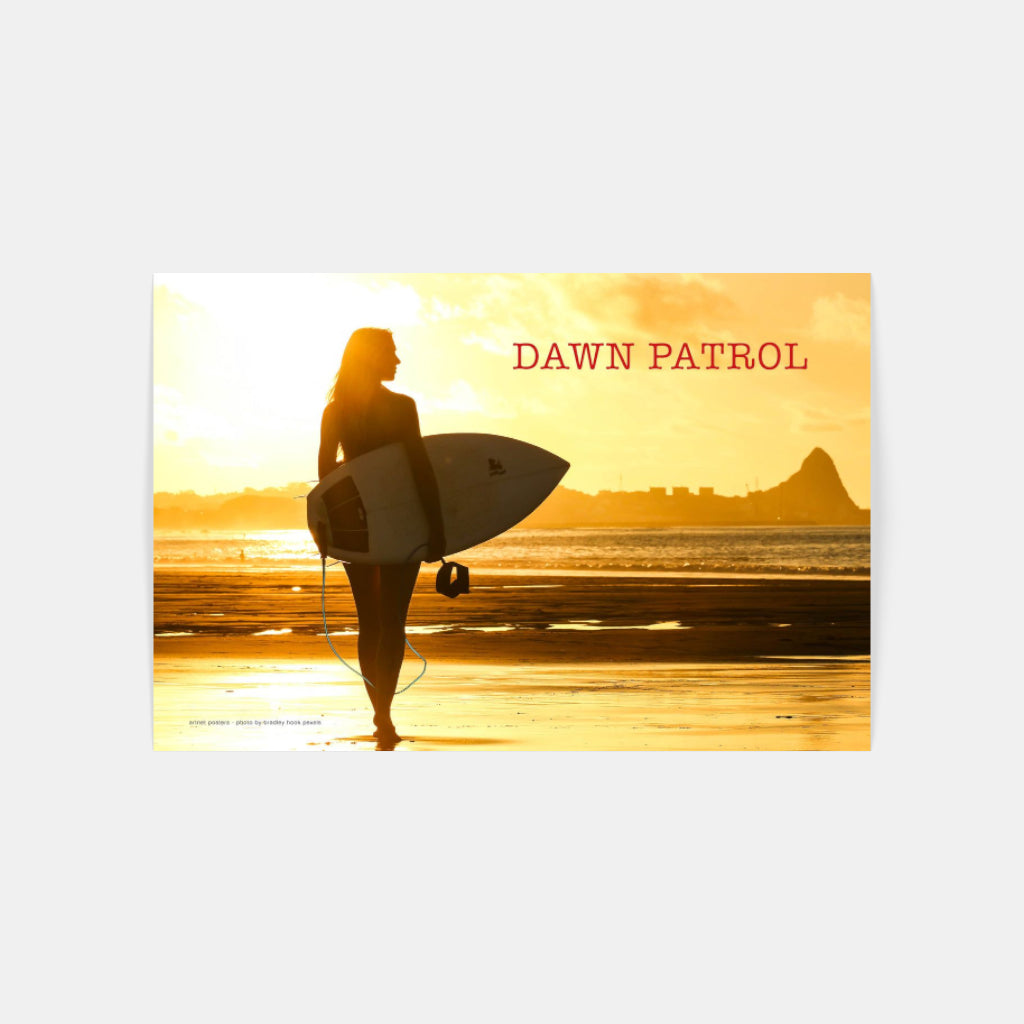 Dawn Patrol surfing poster