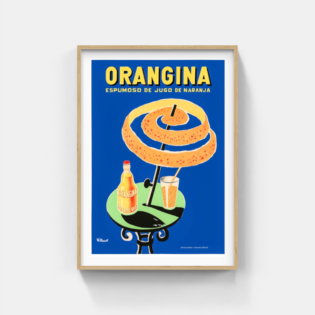 Orangina - Bernard Villemot poster
