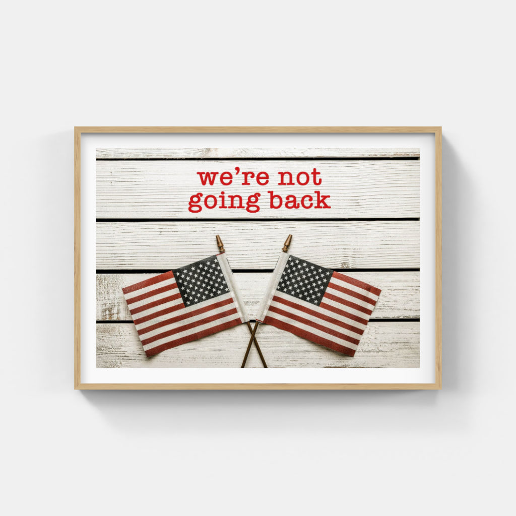 We're Not Going Back poster