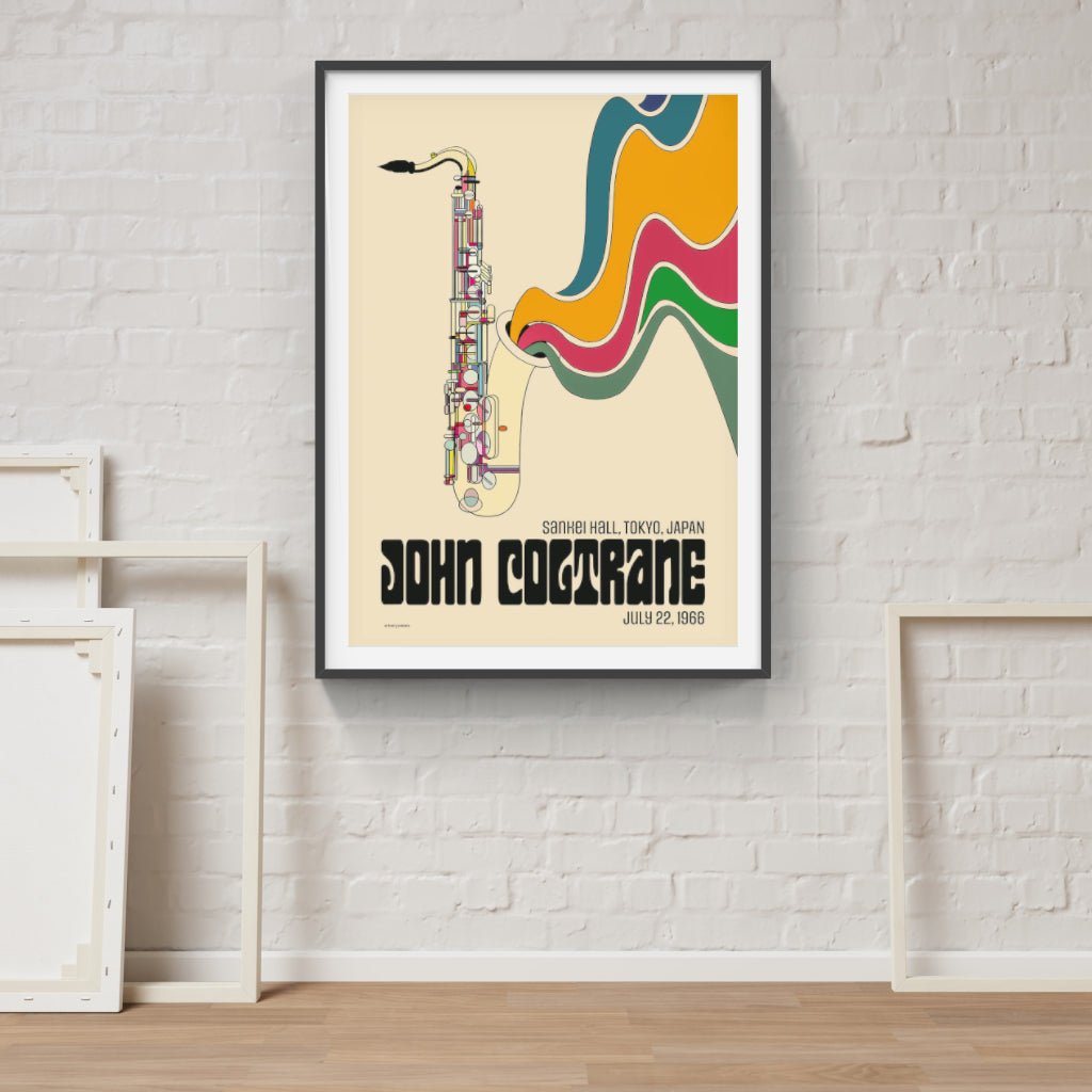 John Coltrane Tokyo poster