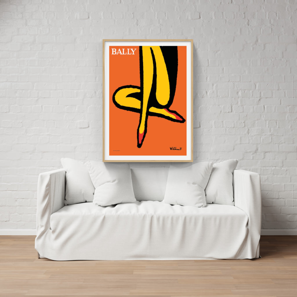 Bally by Villemot poster