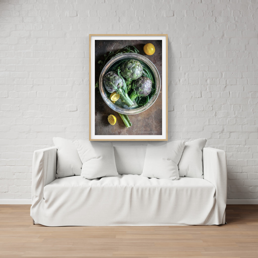 The Artichoke - a delicious spring appetizer poster