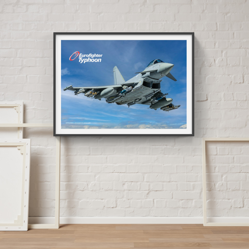 BAE Typhoon Eurofighter poster