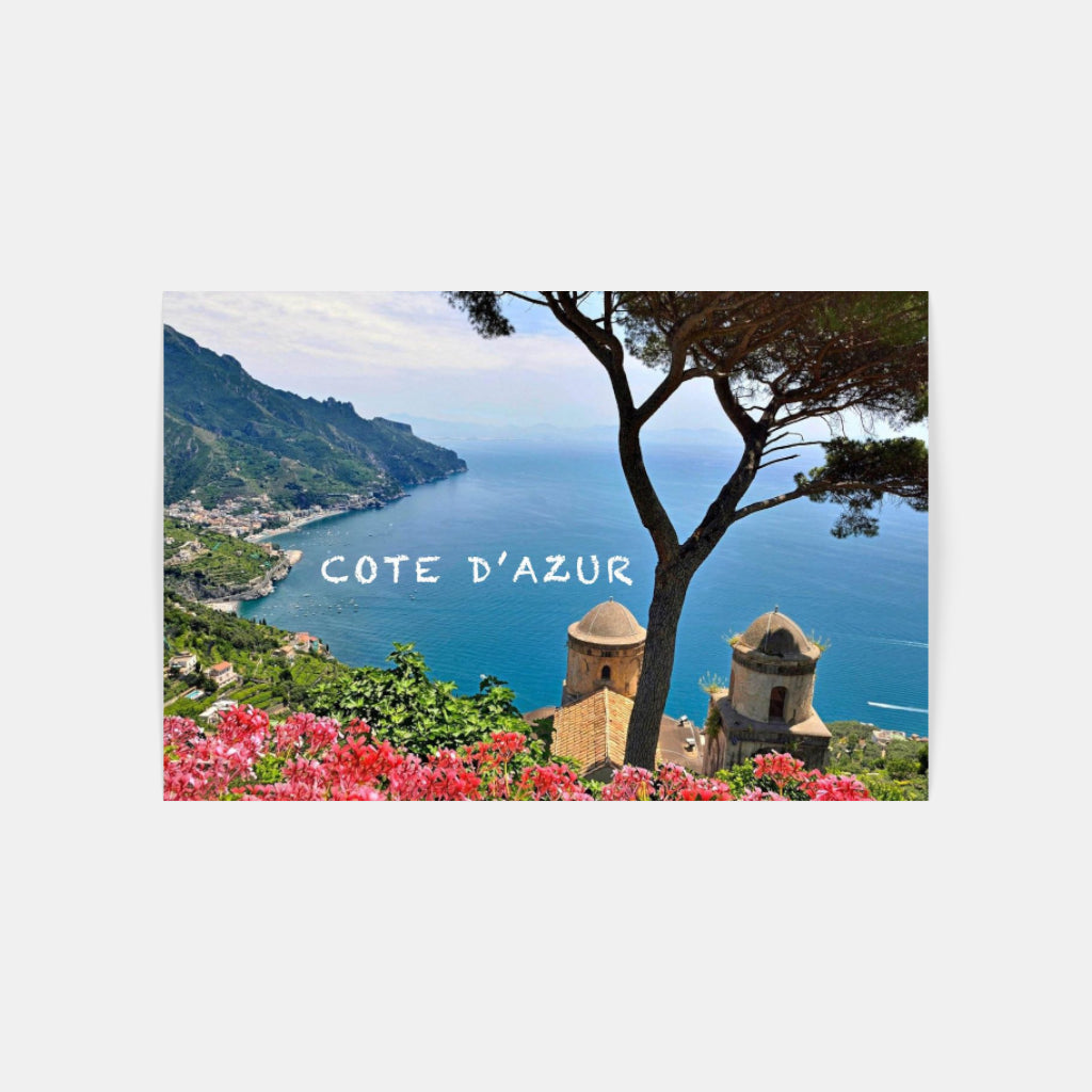 Côte d'Azur poster - Littoral