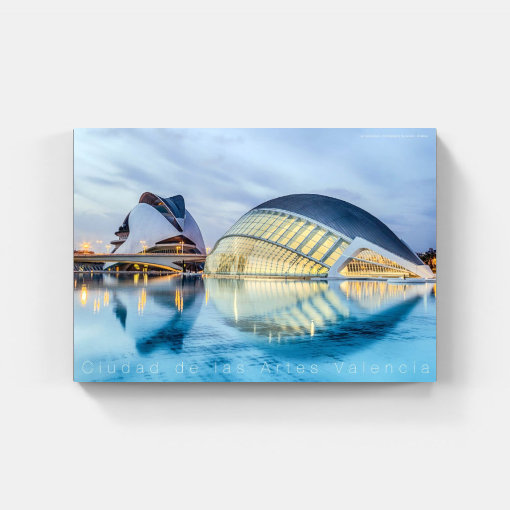 Ciudad de las Artes architecture poster