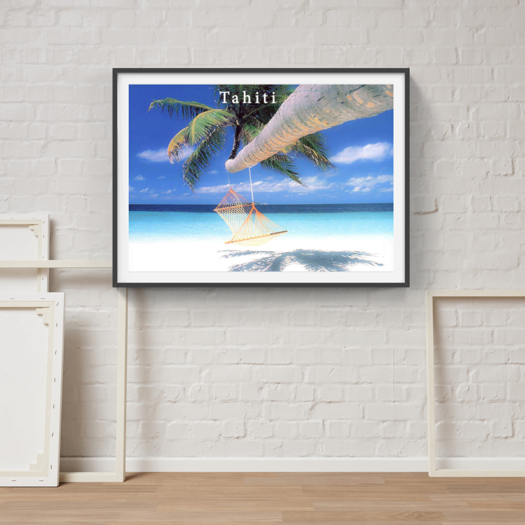 Tahitian Hammock poster