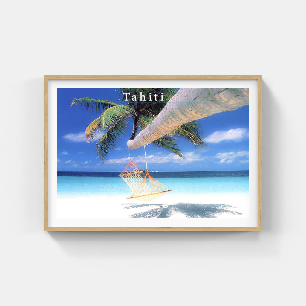 Tahitian Hammock poster