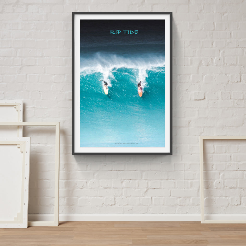 Rip Tide surfing poster