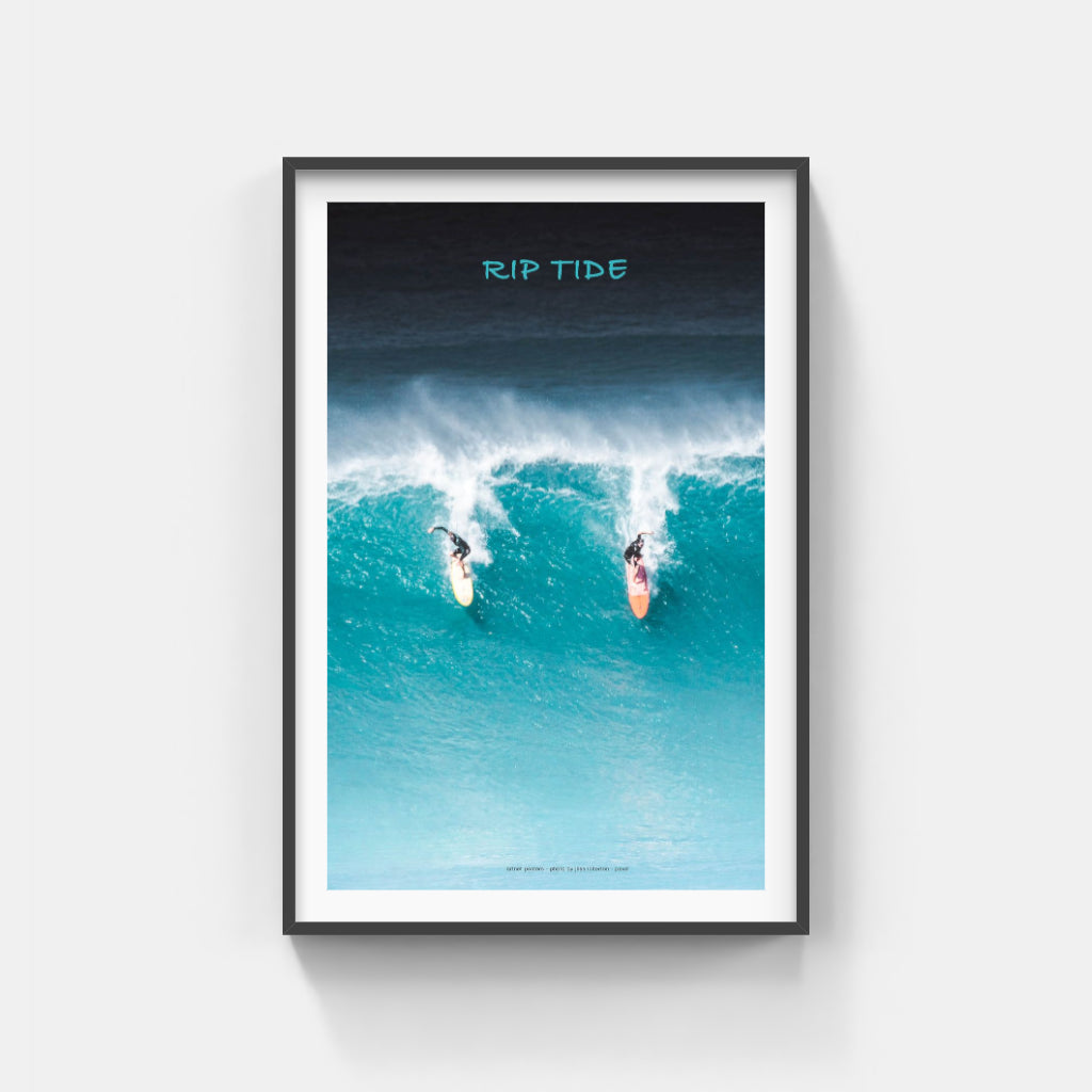 Rip Tide surfing poster