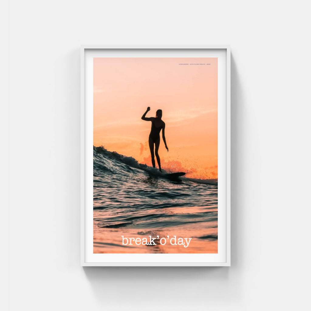 Dawn Surfing poster
