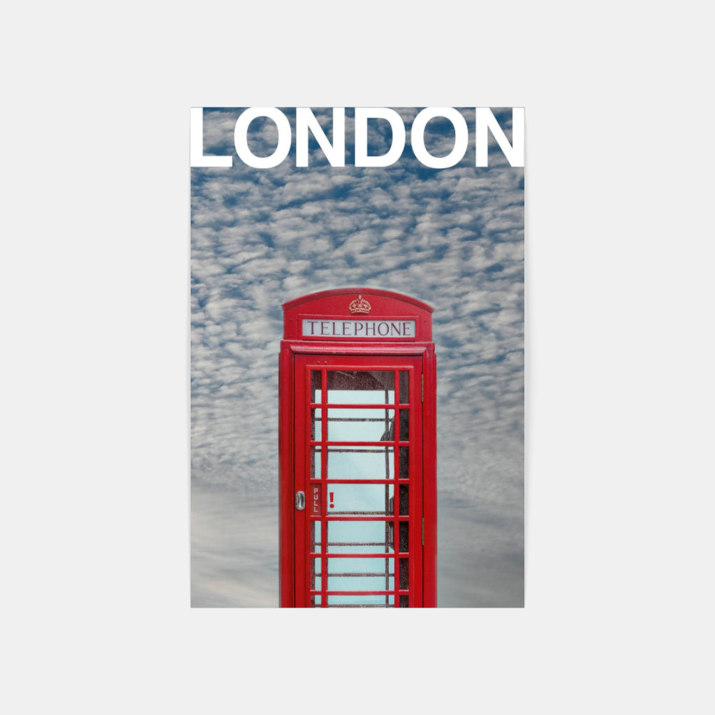 London Telephone Box poster