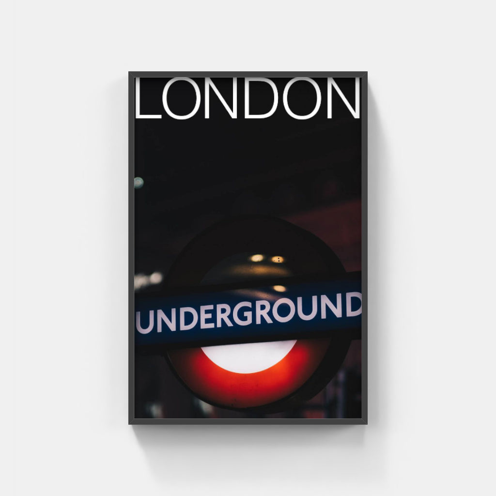London Underground poster