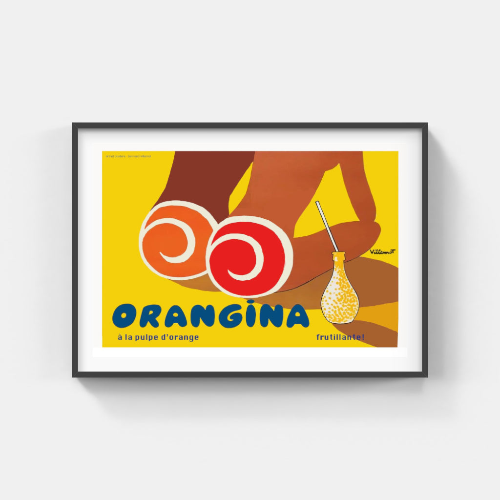 Orangina - Bernard Villemot poster