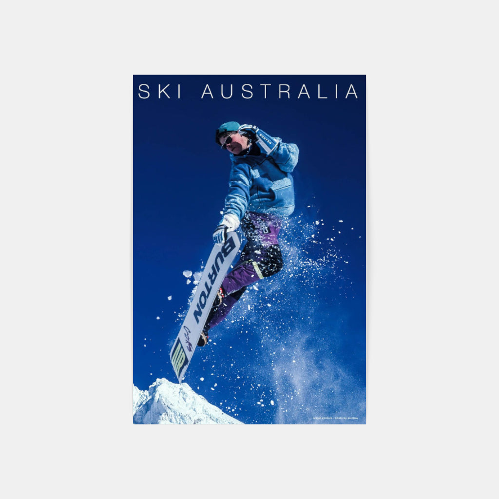 Snowboarding Australia poster