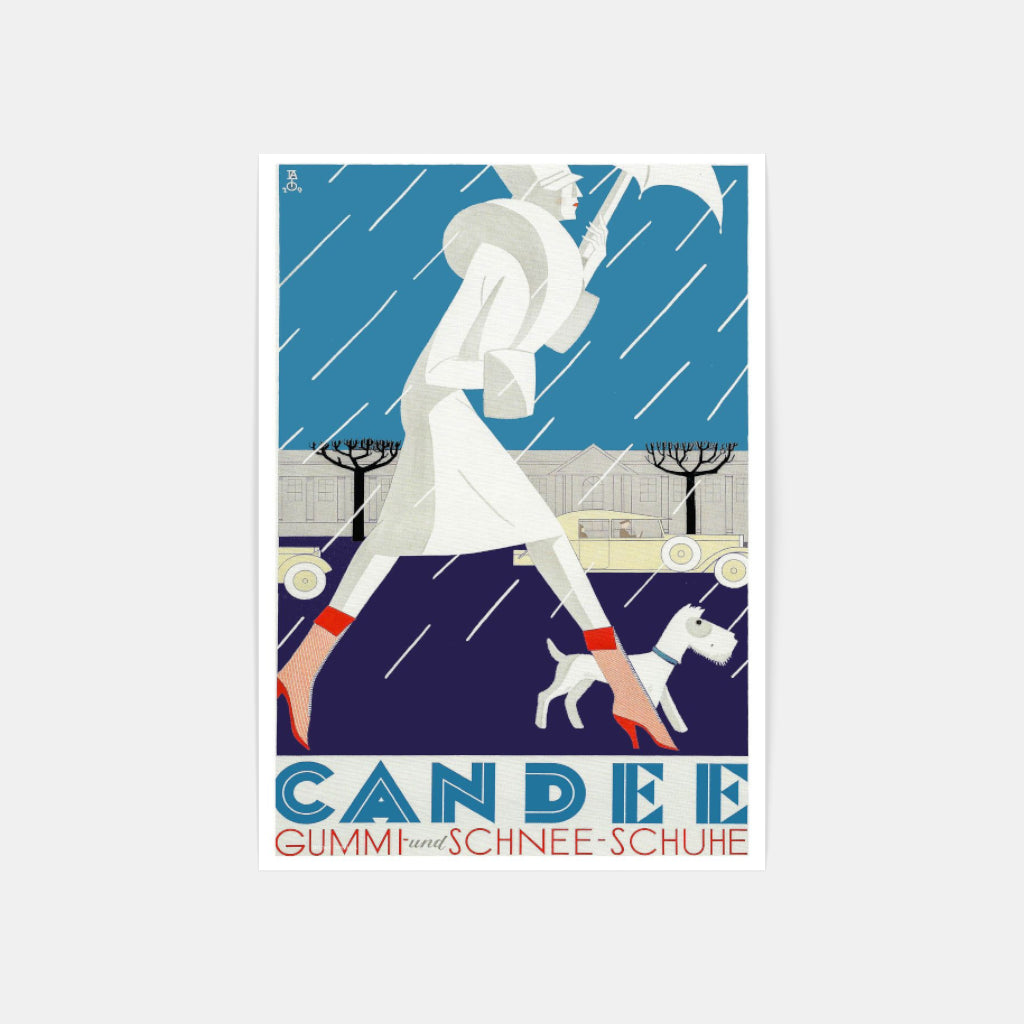 Candée Boots retro poster