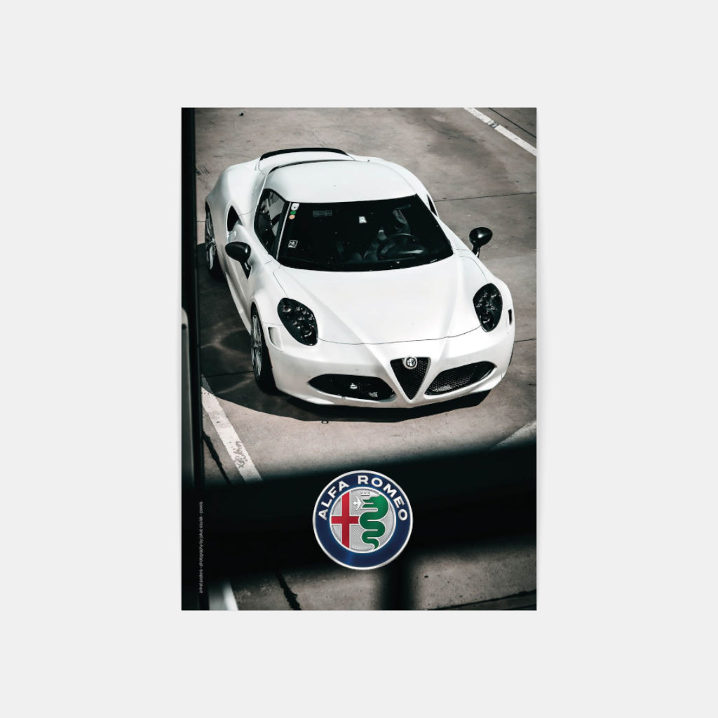 Alfa Romeo 4C poster