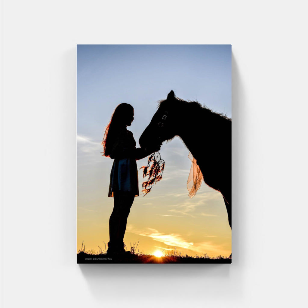 Horse Silhouette poster