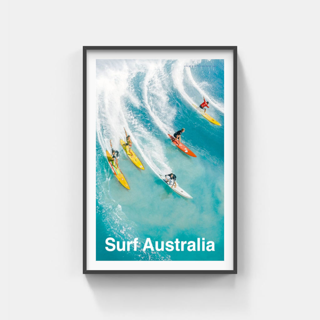 Aussie surfie culture poster