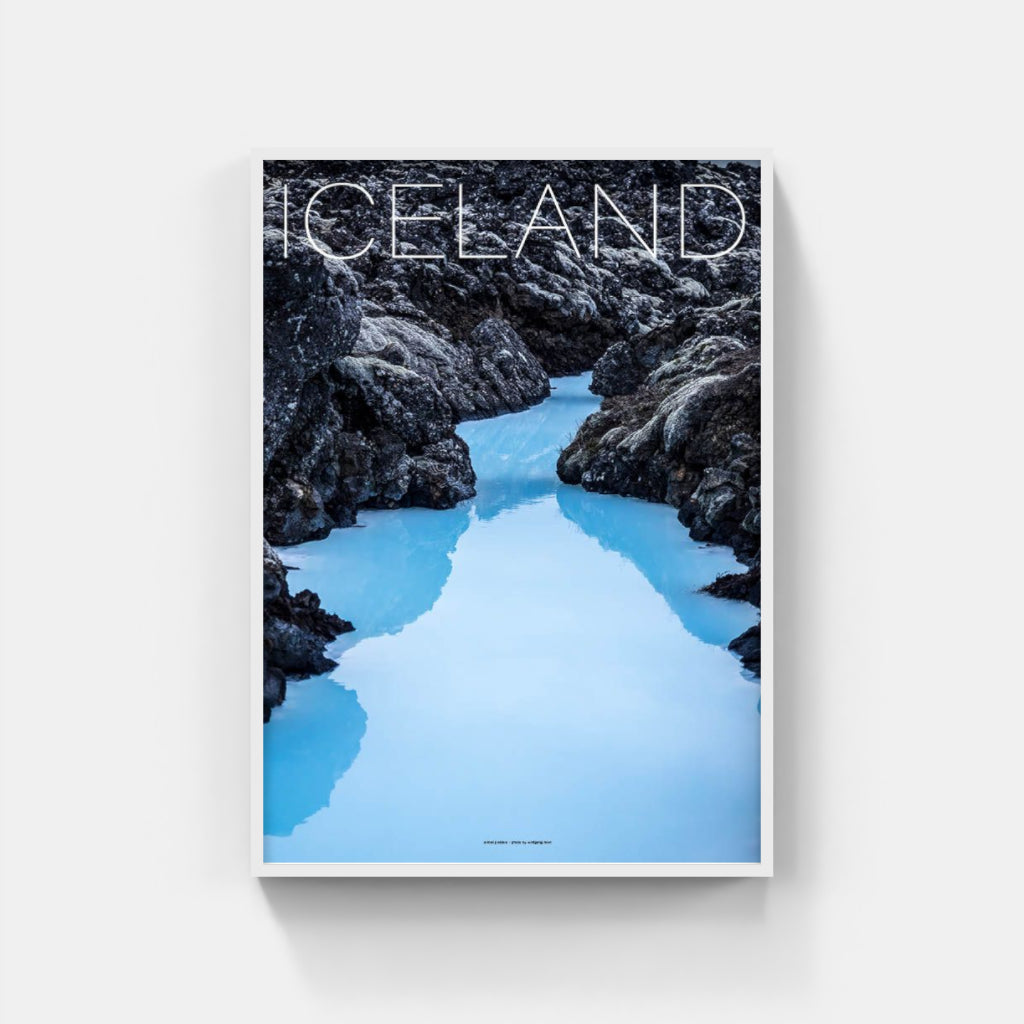 Iceland's Blue Lagoon poster