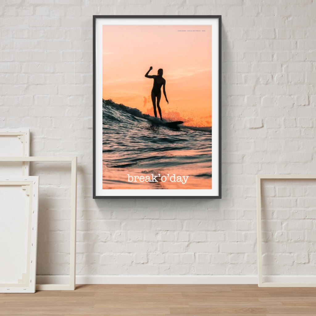 Break'o'Day surfing poster