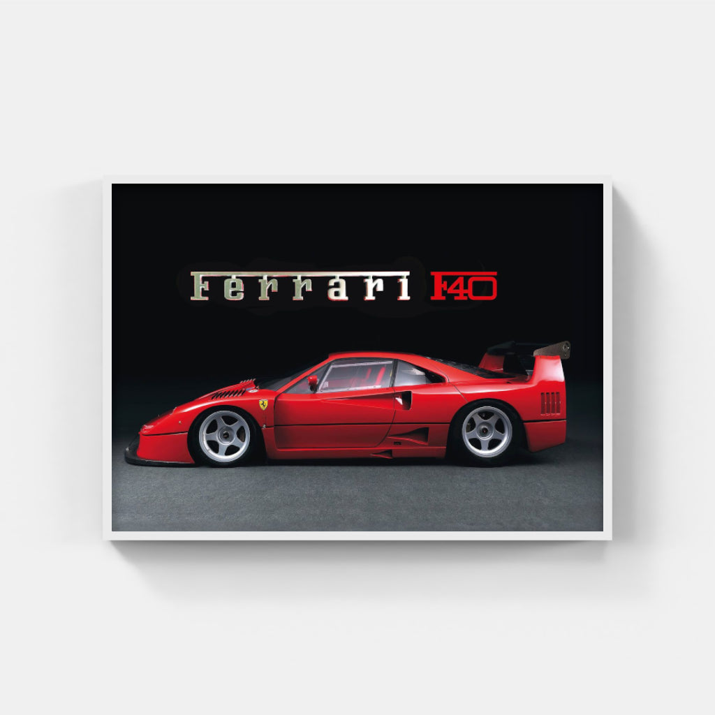 Ferrari F40 poster