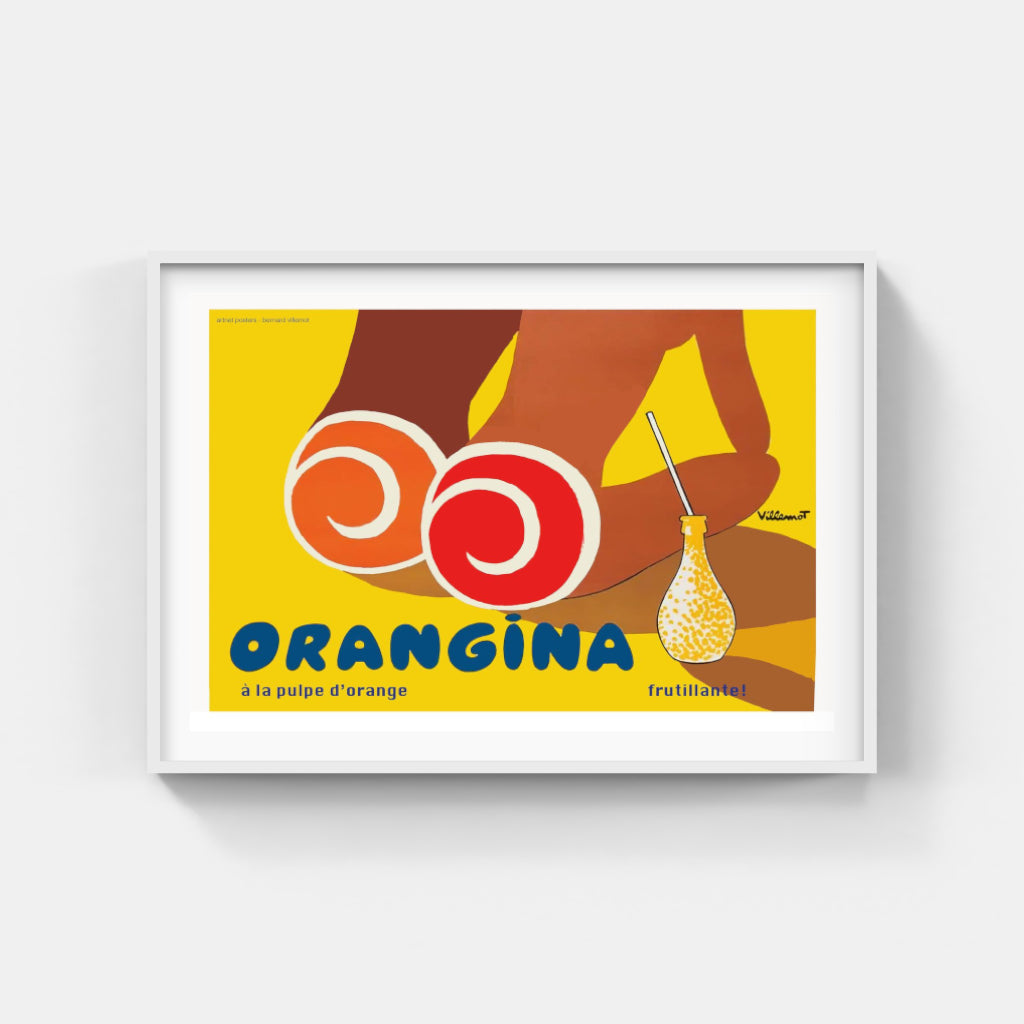 Orangina - Bernard Villemot poster
