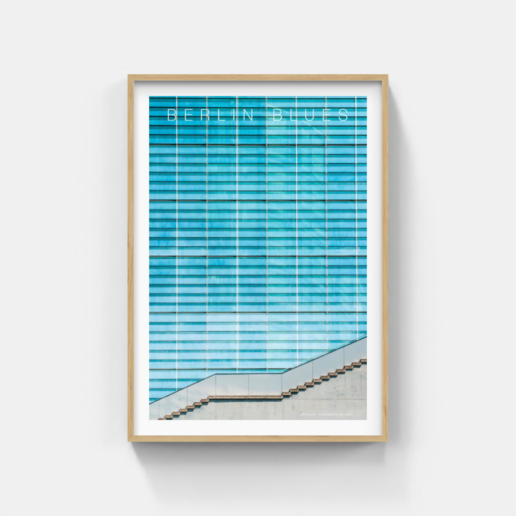 Berlin Blues architecture poster