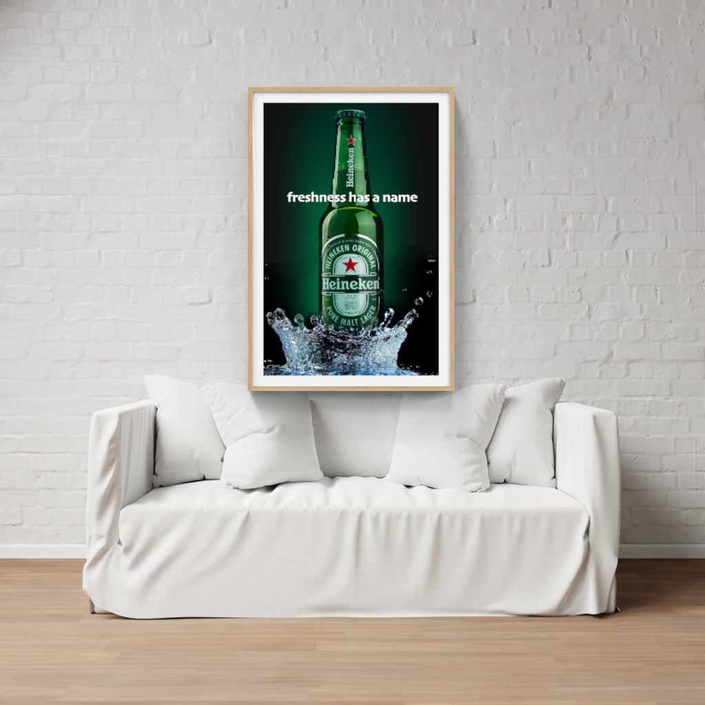 Heineken Poster - A Splash of Heineken