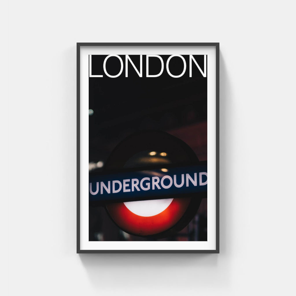 London Underground poster