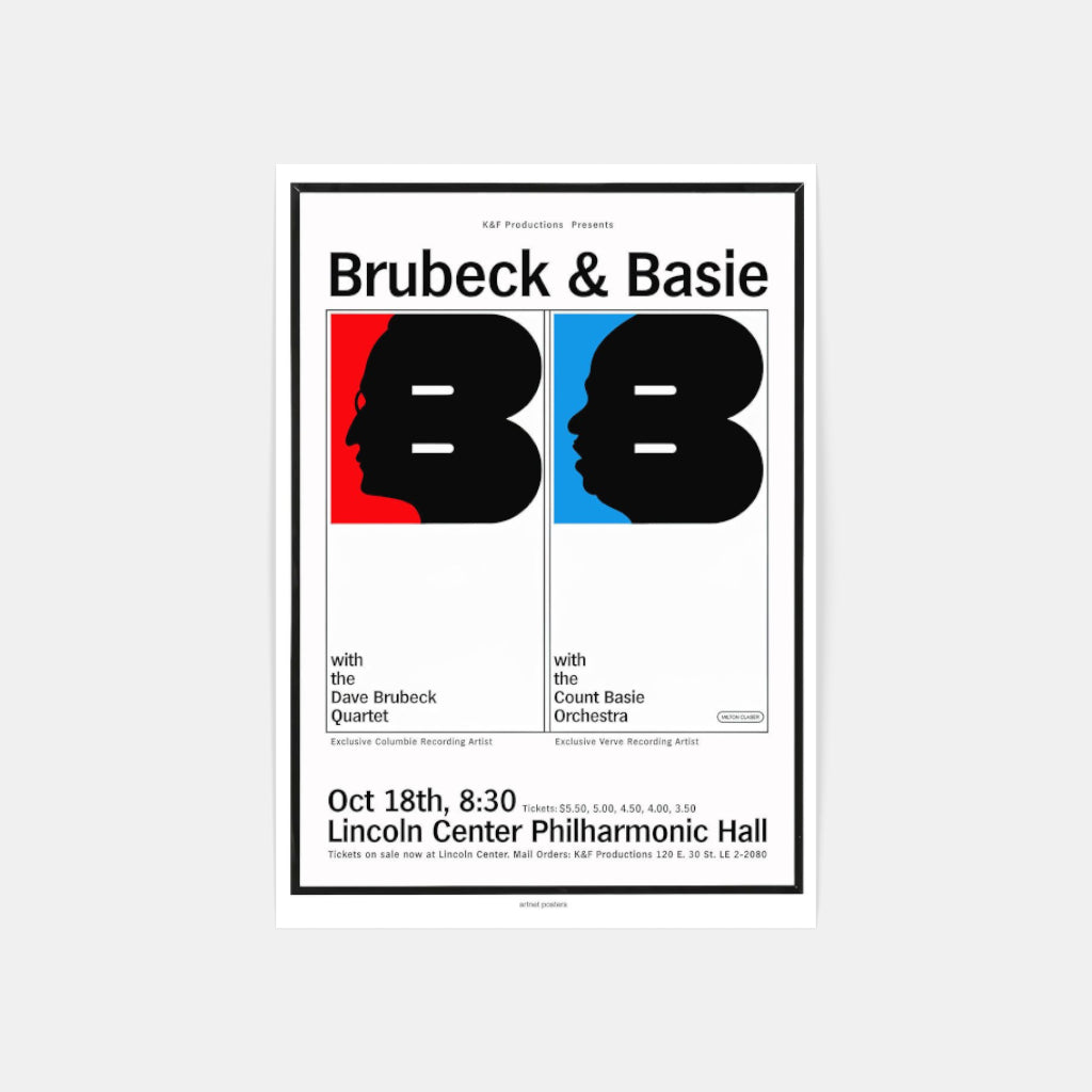 Brubeck & Basie poster