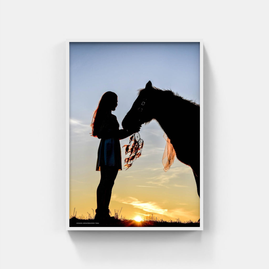 Horse Silhouette poster