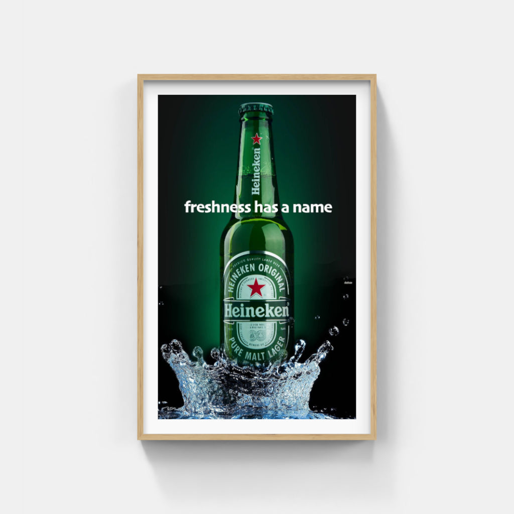 Heineken Poster - A Splash of Heineken