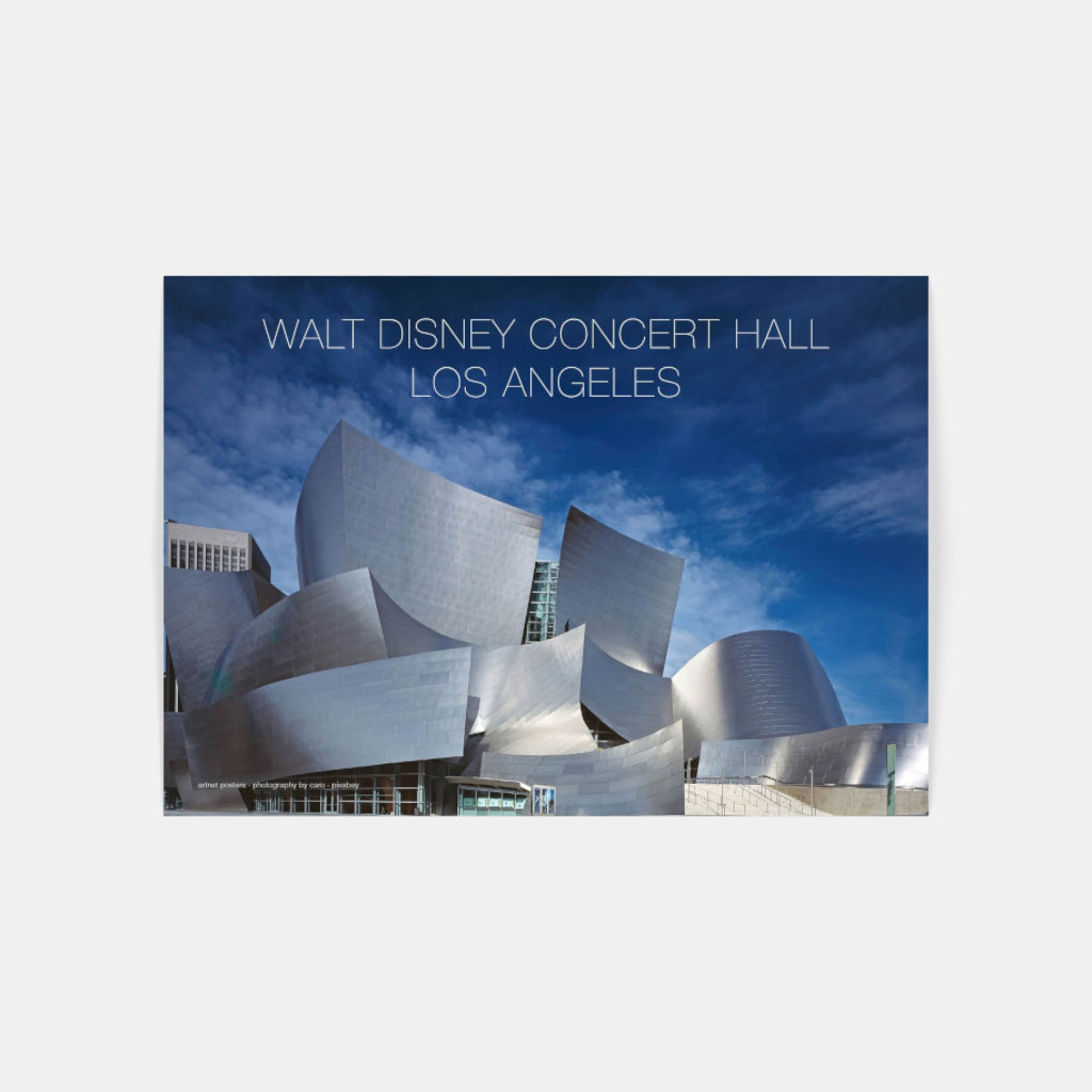 Walt Disney Concert Hall poster